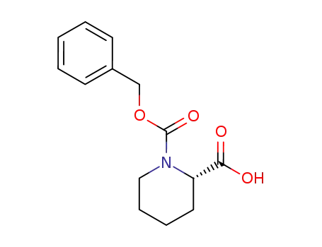 Molecular Structure of 28697-11-2 ((L)-N-(BENZYLOXYCARBONYL)PIPECOLIC ACID)