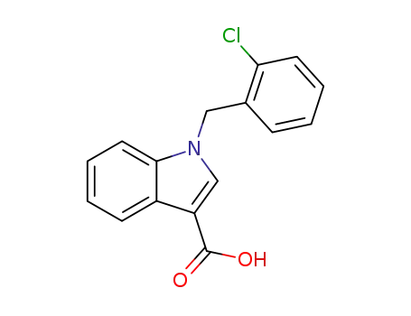 1-[(2-chlorophenyl)methyl]-1H-indole-3-carboxylic acid