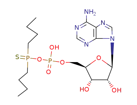 adenosine 5'-phosphoric di-n-butylphosphinothioic anhydride
