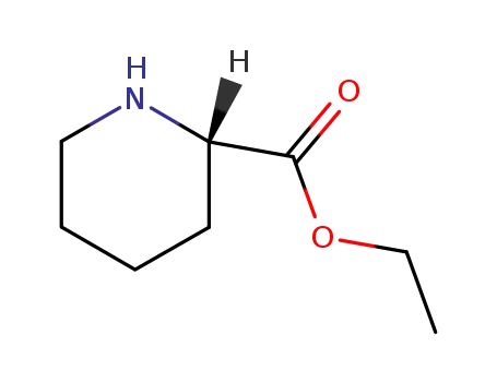 Molecular Structure of 22328-78-5 (2-Piperidinecarboxylic acid, ethyl ester, (2S)-)