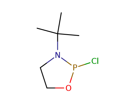 Molecular Structure of 67105-49-1 (1,3,2-Oxazaphospholidine, 2-chloro-3-(1,1-dimethylethyl)-)