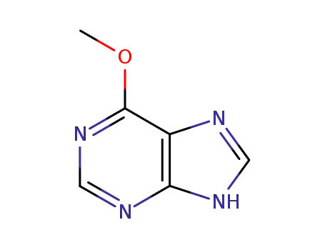 Molecular Structure of 1074-89-1 (6-Methoxypurine)