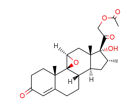 21-acetoxy-9,11β-epoxy-17-hydroxy-16α-methyl-9β-pregn-4-ene-3,20-dione