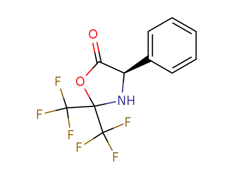 (R)-4-Phenyl-2,2-bis-trifluoromethyl-oxazolidin-5-one