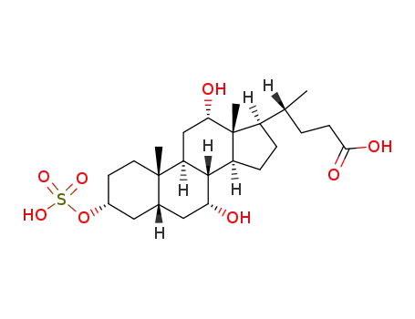7,12-dihydroxy-3-(sulfooxy)(3α,5β,7α,12α)-cholan-24-oic acid