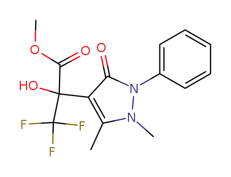 4-(1-hydroxy-1-methoxycarbonyl-2,2,2-trifluoroethyl)-2,3-dimethyl-1-phenylpyrazol-5-one