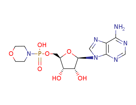 Adenosine, 5'-(hydrogen 4-morpholinylphosphonate)