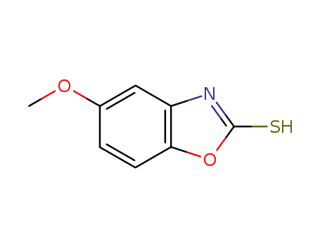Molecular Structure of 49559-83-3 (5-methoxy-3H-benzooxazole-2-thione)
