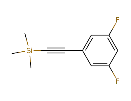 [2-(3,5-difluorophenyl)ethynyl]trimethylsilane