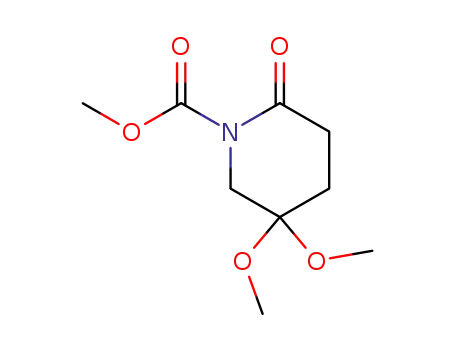 5,5-dimethoxy-2-oxopiperidine-1-carboxylic acid methyl ester