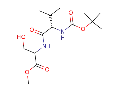 2-((S)-2-tert-Butoxycarbonylamino-3-methyl-butyrylamino)-3-hydroxy-propionic acid methyl ester
