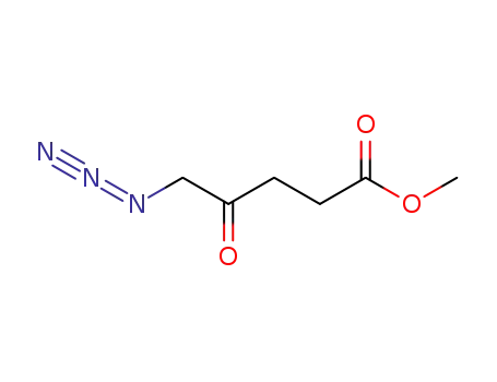 Molecular Structure of 159150-70-6 (Pentanoic acid, 5-azido-4-oxo-, methyl ester)