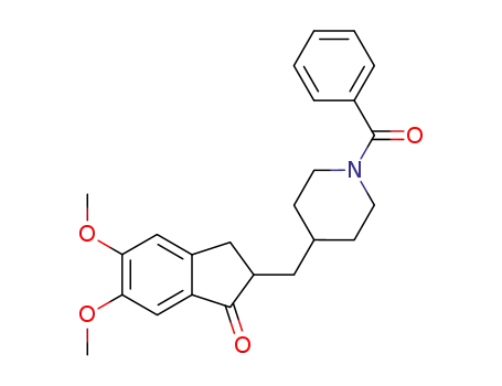 2-((1-benzoylpiperidin-4-yl)methyl)-5,6-dimethoxy-2,3-dihydro-1H-inden-1-one