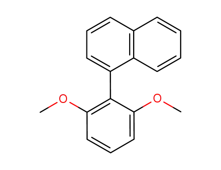 Molecular Structure of 173300-93-1 (Naphthalene, 1-(2,6-dimethoxyphenyl)-)