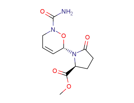 (S)-1-((S)-2-Carbamoyl-3,6-dihydro-2H-[1,2]oxazin-6-yl)-5-oxo-pyrrolidine-2-carboxylic acid methyl ester