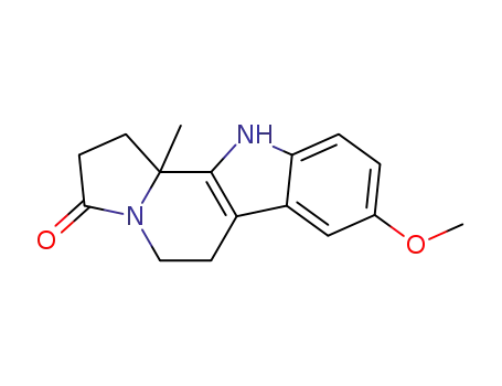 8-Methoxy-2,3,5,6,11,11b-hexahydro-3-oxo-11b-methyl-1H-indolizino<8,7-b>indole