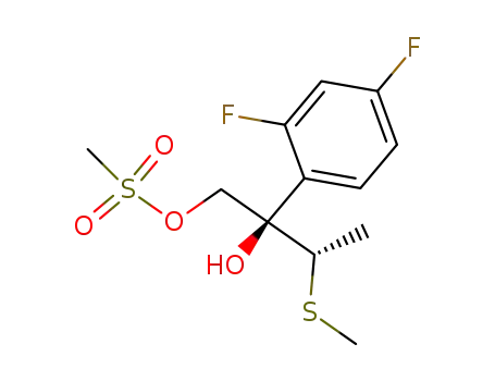 Methanesulfonic acid (2R,3S)-2-(2,4-difluoro-phenyl)-2-hydroxy-3-methylsulfanyl-butyl ester