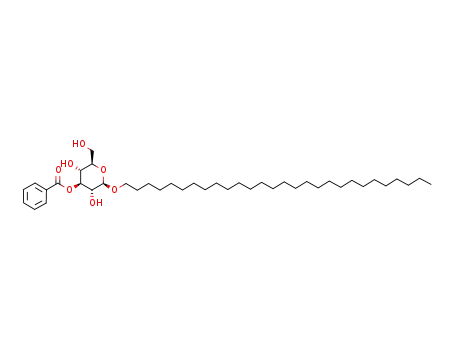 Benzoic acid (2R,3R,4S,5R,6R)-3,5-dihydroxy-2-hydroxymethyl-6-octacosyloxy-tetrahydro-pyran-4-yl ester