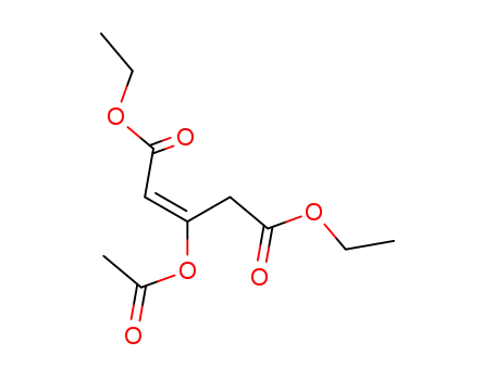 (E)-3-Acetoxy-pent-2-enedioic acid diethyl ester