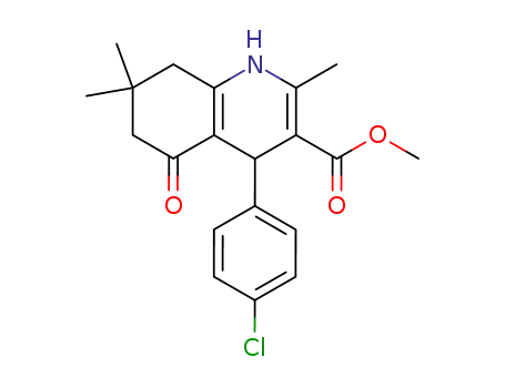 methyl 4‐(4‐chlorophenyl)‐1,4,5,6,7,8‐hexahydro‐2,7,7‐trimethyl‐5‐oxoquinoline‐3‐carboxylate