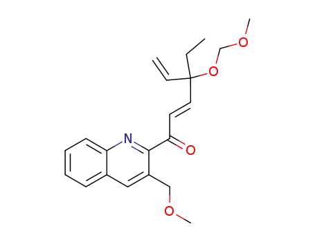 (E)-4-Ethyl-4-methoxymethoxy-1-(3-methoxymethyl-quinolin-2-yl)-hexa-2,5-dien-1-one