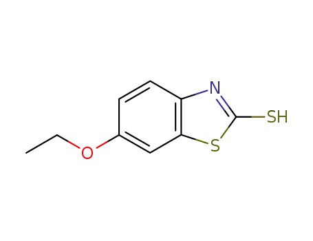 Molecular Structure of 120-53-6 (6-ETHOXY-2-MERCAPTOBENZOTHIAZOLE)