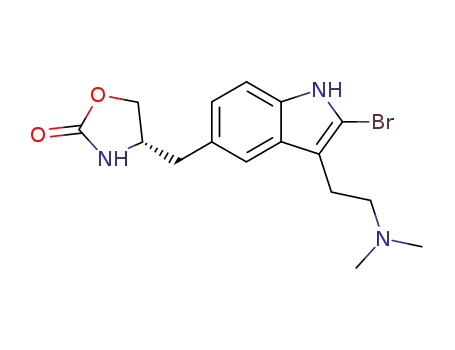 (S)-2-{2-bromo-5-[(2-oxo-1,3-oxazolidin-4-yl)methyl]-1H-indol-3-yl}dimethylethylamine