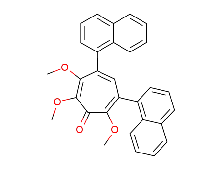 2,3,7-Trimethoxy-4,6-di-naphthalen-1-yl-cyclohepta-2,4,6-trienone