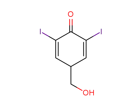 4-Hydroxymethyl-2,6-diiodo-cyclohexa-2,5-dienone