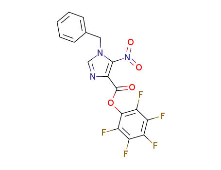 1-Benzyl-5-nitro-1H-imidazole-4-carboxylic acid pentafluorophenyl ester