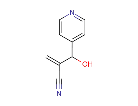 3-hydroxy-2-methylene-3-(4-pyridinyl)propanenitrile