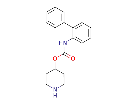 carbamic acid, N-[1,1'-biphenyl]-2-yl-, 4-piperidinyl ester