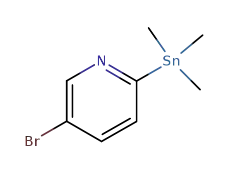 Molecular Structure of 198985-48-7 (5-bromo-2-(trimethylstannyl)pyridine)
