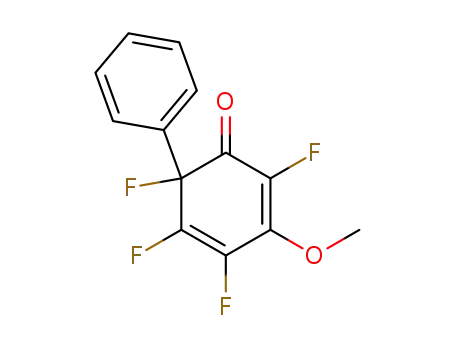 2,4,5,6-tetrafluoro-3-methoxy-6-phenyl-2,4-cyclohexadienone