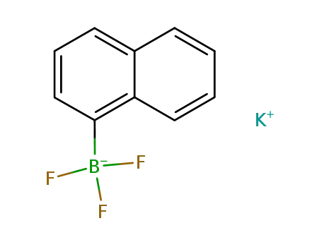 Molecular Structure of 166328-07-0 (POTASSIUM (1-NAPHTHALENE)TRIFLUOROBORATE)