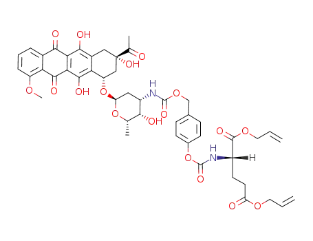 N-<4-(dipropen-2-yl-L-glutamylcarbonyloxy)benzyloxycarbonyl>daunorubicin