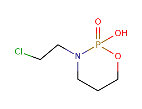 Molecular Structure of 141056-56-6 (2H-1,3,2-Oxazaphosphorine, 3-(2-chloroethyl)tetrahydro-2-hydroxy-,
2-oxide)