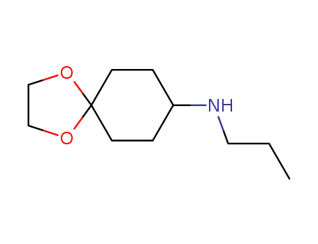 1,4-Dioxaspiro[4.5]decan-8-amine, N-propyl-