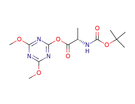 2-tert-butoxycarbonylamino-propionic acid 4,6-dimethoxy-[1,3,5]triazin-2-yl ester