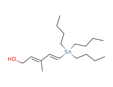 (2E,4E)-3-methyl-5-(tri-n-butylstannyl)penta-2,4-dien-1-ol