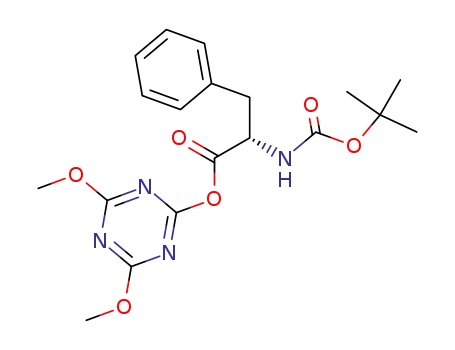 2-tert-butoxycarbonylamino-3-phenyl-propionic acid 4,6-dimethoxy-[1,3,5]triazin-2-yl ester