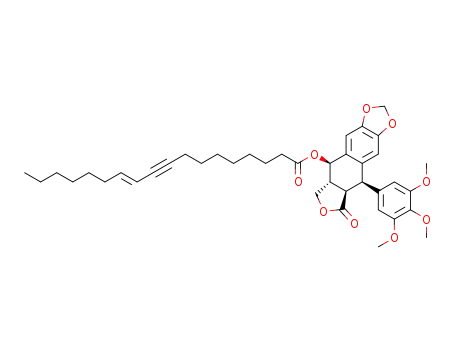 4-O-podophyllotoxinyl octadec-11E-en-9-ynoate