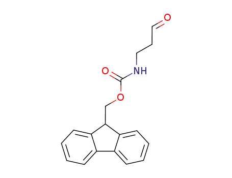 Molecular Structure of 267410-86-6 (Carbamic acid, (3-oxopropyl)-, 9H-fluoren-9-ylmethyl ester)