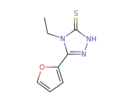 4-ethyl-2,4-dihydro-5-(2-furyl)-3H-1,2,4-triazole-3-thione