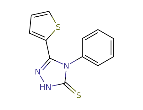 4-phenyl-5-(2-thienyl)-2,4-dihydro-3H-1,2,4-triazole-3-thione