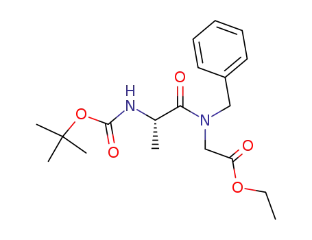 Nα-Boc-Ala-Nα-benzylglycine ethyl ester