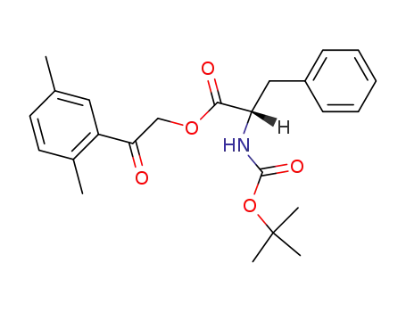 2-tert-butoxycarbonylamino-3-phenyl-propionic acid 2-(2,5-dimethyl-phenyl)-2-oxo-ethyl ester