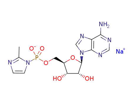 adenosine 5'-[sodium (2-methyl-1H-imidazol-1-yl)phosphonate]