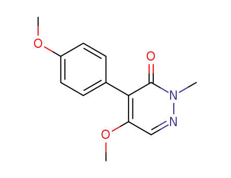 5-methoxy-4-(4-methoxyphenyl)-2-methyl-3(2H)-pyridazinone