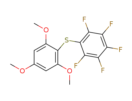 2-(2,3,4,5,6-pentafluorophenylthio)-1,3,5-trimethoxybenzene